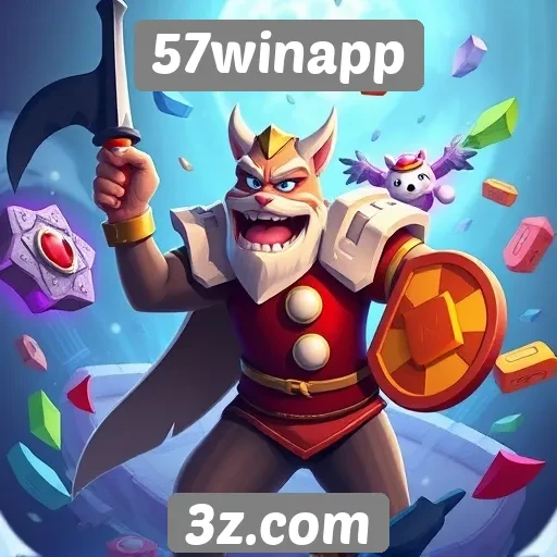 Variedade de jogos disponíveis no 57winapp